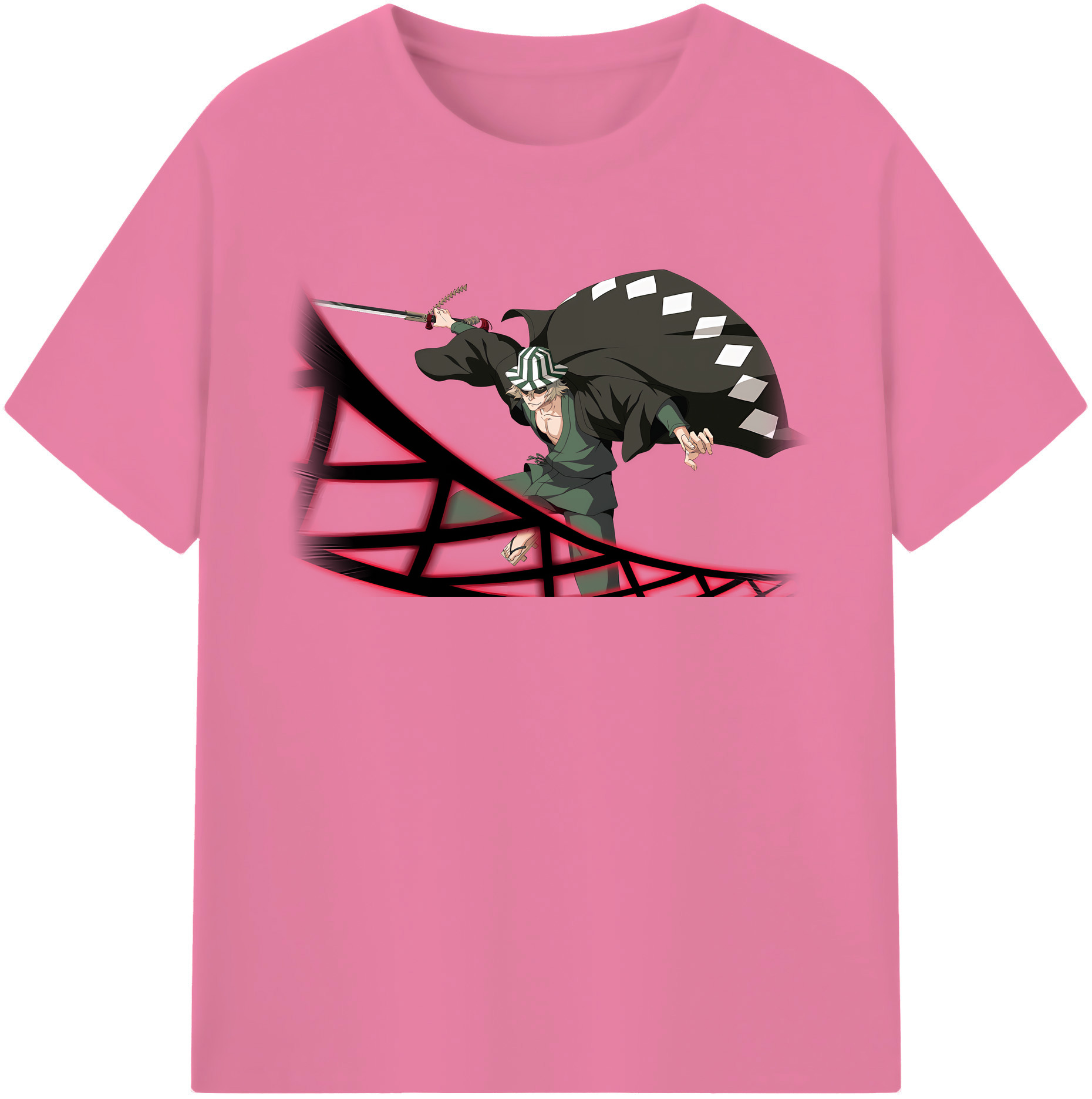 （画像用） "ブリーチ 浦原 喜助（うらはら きすけ） BLEACH Urahara Kisuke " 綿100％半袖Tシャツ（フロントプリント）